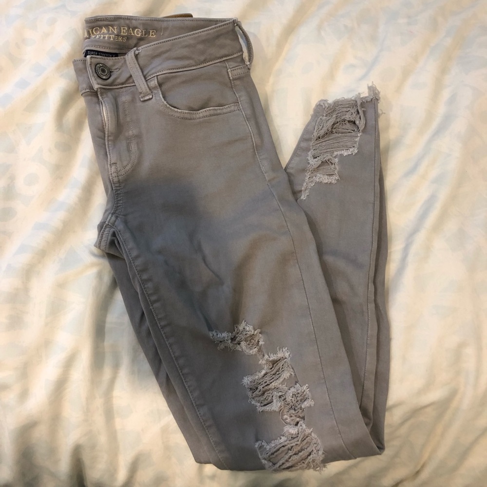 High-rise jeggings